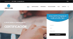 Desktop Screenshot of certifyinn.com